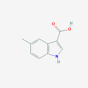 molecular formula C10H9NO2 B080649 5-甲基-1H-吲哚-3-羧酸 CAS No. 10242-02-1