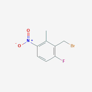 molecular formula C8H7BrFNO2 B8064930 6-Fluoro-2-methyl-3-nitrobenzyl bromide 
