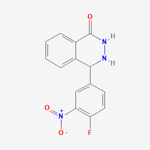 4-(4-fluoro-3-nitrophenyl)-3,4-dihydro-2H-phthalazin-1-one