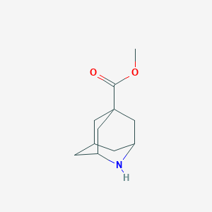 molecular formula C11H17NO2 B8065269 Methyl 2-azaadamantane-5-carboxylate 