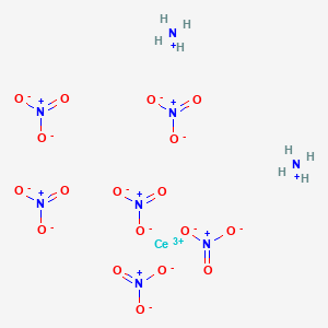 molecular formula CeH8N8O18- B8065390 Diazanium;cerium(3+);hexanitrate 