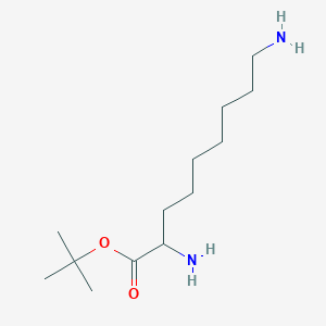 molecular formula C13H28N2O2 B8065466 Carbamic acid,N-(8-aminooctyl)-, 1,1-dimethylethyl ester 