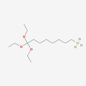 molecular formula C14H32O3Si B8065557 8,8,8-Triethoxyoctylsilane 