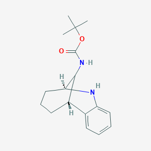 molecular formula C17H24N2O2 B8065564 Racemic-Tert-Butyl ((2S,6S)-1,2,3,4,5,6-Hexahydro-2,6-Methanobenzo[B]Azocin-11-Yl)Carbamate 
