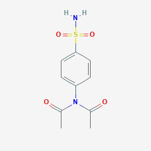 molecular formula C10H12N2O4S B8065570 N-acetyl-N-(4-sulfamoylphenyl)acetamide 