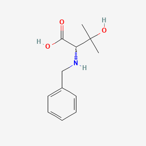 (2S)-2-(benzylamino)-3-hydroxy-3-methylbutanoic acid