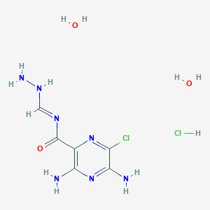 molecular formula C6H13Cl2N7O3 B8065657 CID 134129405 