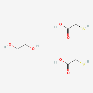 molecular formula C6H14O6S2 B8065672 Acetic acid, 2-mercapto-, 1,1'-(1,2-ethanediyl) ester 