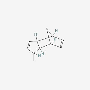 molecular formula C11H14 B8065708 1-Methyl-3a,4,7,7a-tetrahydro-1H-4,7-methanoindene CAS No. 25321-13-5
