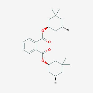 molecular formula C26H38O4 B8065740 1,2-Benzenedicarboxylic acid, 1,2-bis[(1R,5S)-3,3,5-trimethylcyclohexyl] ester, rel- 