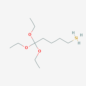 molecular formula C11H26O3Si B8065748 5,5,5-Triethoxypentylsilane 