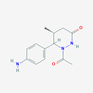 (R)-N-(4-(4-Methyl-6-oxo-1,4,5,6-tetrahydropyridazin-3-YL)phenyl)acetamide