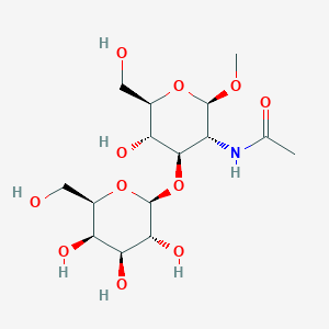 molecular formula C15H27NO11 B8065911 Methyl 2-acetamido-2-deoxy-3-O-(b-D-galactopyranosyl)-b-D-glucopyranose 