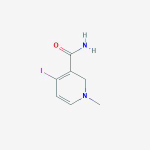 molecular formula C7H9IN2O B8065924 4-iodo-1-methyl-2H-pyridine-3-carboxamide 