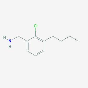 molecular formula C11H16ClN B8065938 Benzenemethanamine,N-butyl-2-chloro-, hydrochloride (1:1) 