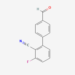 3-Fluoro-4'-formyl[1,1'-biphenyl]-2-carbonitrile