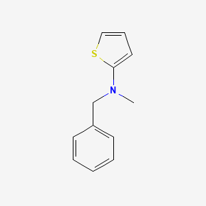 molecular formula C12H13NS B8065977 N-benzyl-N-methylthiophen-2-amine 