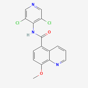 N-(3,5-Dichloropyridin-4-yl)-8-methoxyquinoline-5-carboxamide
