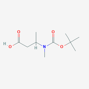 3-((tert-Butoxycarbonyl)(methyl)amino)butanoic acid