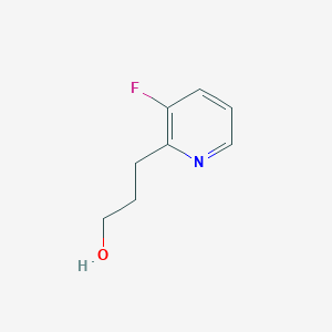 molecular formula C8H10FNO B8066139 3-(3-Fluoropyridin-2-yl)propan-1-ol 
