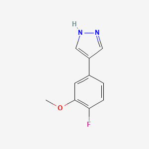 4-(4-Fluoro-3-methoxyphenyl)-1H-pyrazole