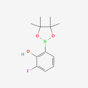 2-Fluoro-6-(4,4,5,5-tetramethyl-1,3,2-dioxaborolan-2-YL)phenol