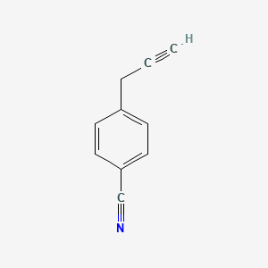 molecular formula C10H7N B8066235 4-(Prop-2-YN-1-YL)benzonitrile 
