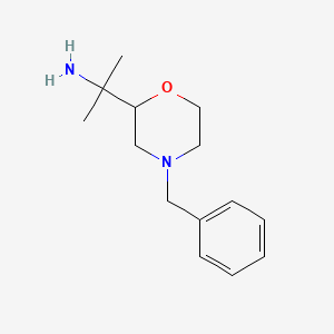 2-(4-Benzylmorpholin-2-yl)propan-2-amine