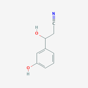 3-Hydroxy-3-(3-hydroxyphenyl)propanenitrile