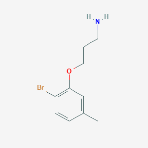 3-(2-Bromo-5-methylphenoxy)propan-1-amine