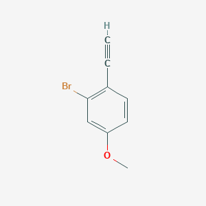 2-Bromo-1-ethynyl-4-methoxybenzene