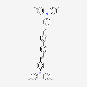 molecular formula C56H48N2 B8066464 4,4'-Bis[4-(di-p-tolylamino)-styryl]biphenyl 