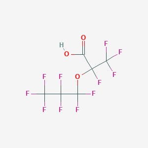 molecular formula C6HF11O3 B080665 2,3,3,3-四氟-2-(七氟丙氧基)丙酸 CAS No. 13252-13-6