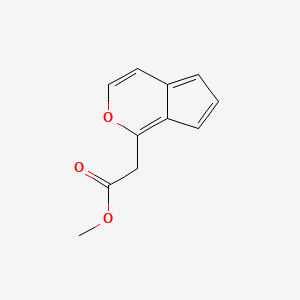 molecular formula C11H10O3 B8066547 5-Benzofuranacetic acid, methyl ester 
