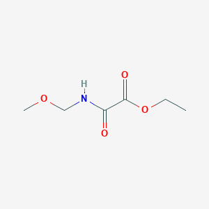 molecular formula C6H11NO4 B8066570 Acetic acid, (methoxymethylamino)oxo-, ethyl ester 