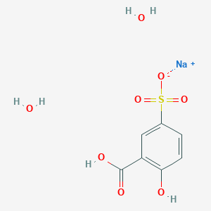 molecular formula C7H9NaO8S B8066651 Sodium sulfosalicylate dihydrate 