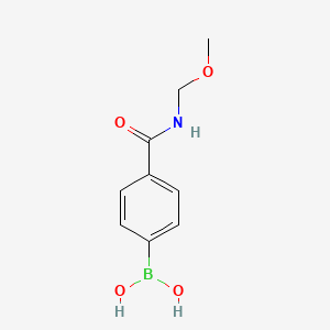 molecular formula C9H12BNO4 B8067020 (4-((Methoxymethyl)carbamoyl)phenyl)boronic acid 