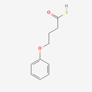 molecular formula C10H12O2S B8067050 4-phenoxybutanethioic S-acid 