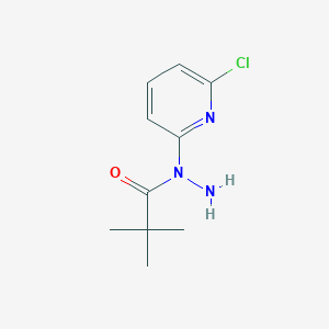 molecular formula C10H14ClN3O B8067084 N-(6-Chloropyridin-2-yl)-2,2-dimethylpropanehydrazide 