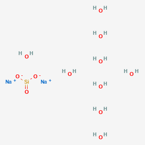 molecular formula H18Na2O12Si B080671 硅酸钠九水合物 CAS No. 13517-24-3