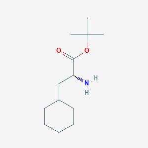molecular formula C13H25NO2 B8067142 (R)-tert-Butyl 2-amino-3-cyclohexylpropanoate 