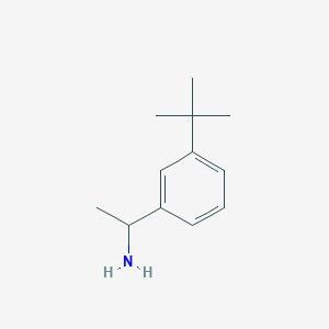 molecular formula C12H19N B8067164 1-(3-tert-Butyl-phenyl)-ethylamine 