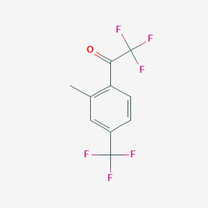 2,2,2-Trifluoro-1-(2-methyl-4-(trifluoromethyl)phenyl)ethanone