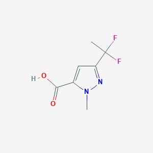 3-(1,1-Difluoroethyl)-1-methyl-1H-pyrazole-5-carboxylic acid