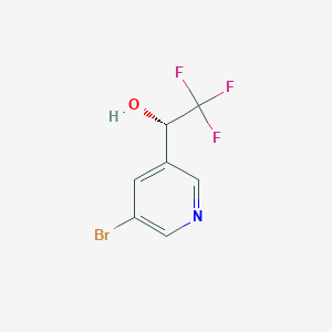 (S)-1-(5-Bromopyridin-3-yl)-2,2,2-trifluoroethan-1-ol