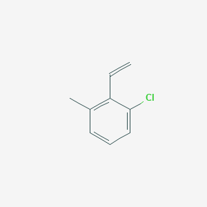 molecular formula C9H9Cl B8067597 1-Chloro-2-ethenyl-3-methylbenzene 