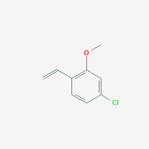 molecular formula C9H9ClO B8067624 4-Chloro-2-methoxystyrene 