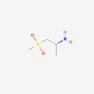 molecular formula C4H11NO2S B8067661 (2R)-1-methylsulfonylpropan-2-amine CAS No. 1032451-77-6