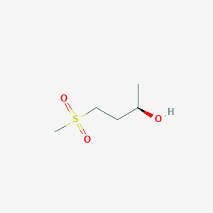 molecular formula C5H12O3S B8067666 (2R)-4-methanesulfonylbutan-2-ol 