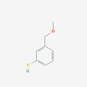 molecular formula C8H10OS B8067698 3-(Methoxymethyl)benzene-1-thiol 